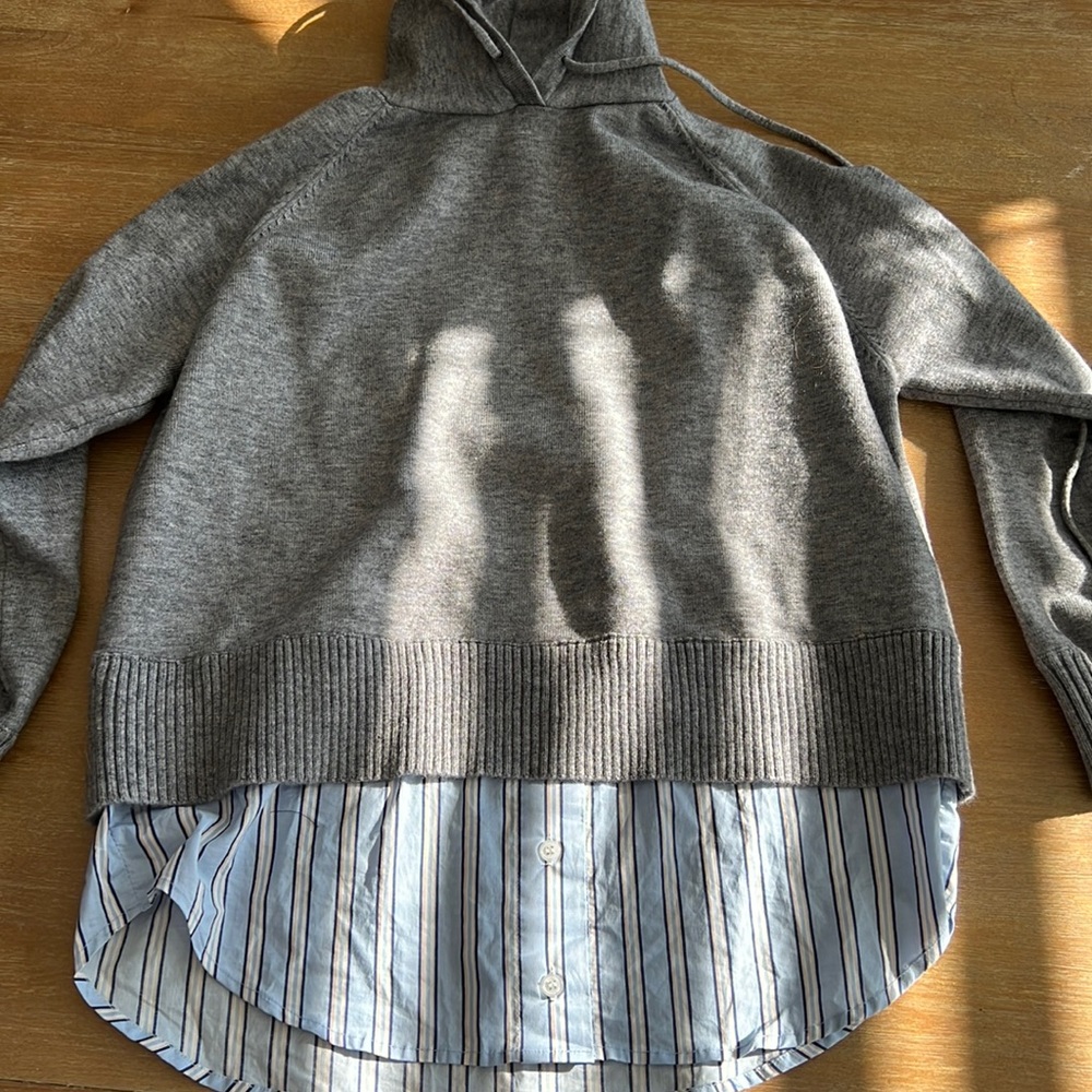 Aqua hoodie sweater